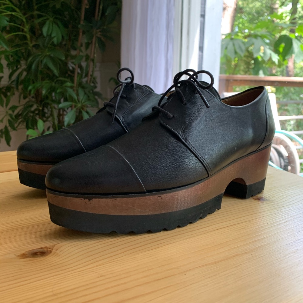 Thakoon Addition Karo Platform Oxford - size 8